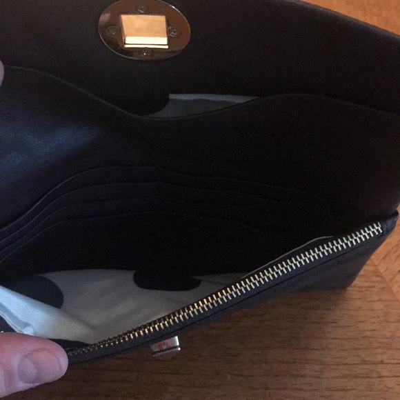 Kate spade brown leather clutch/wristlet - Picture 4 of 5